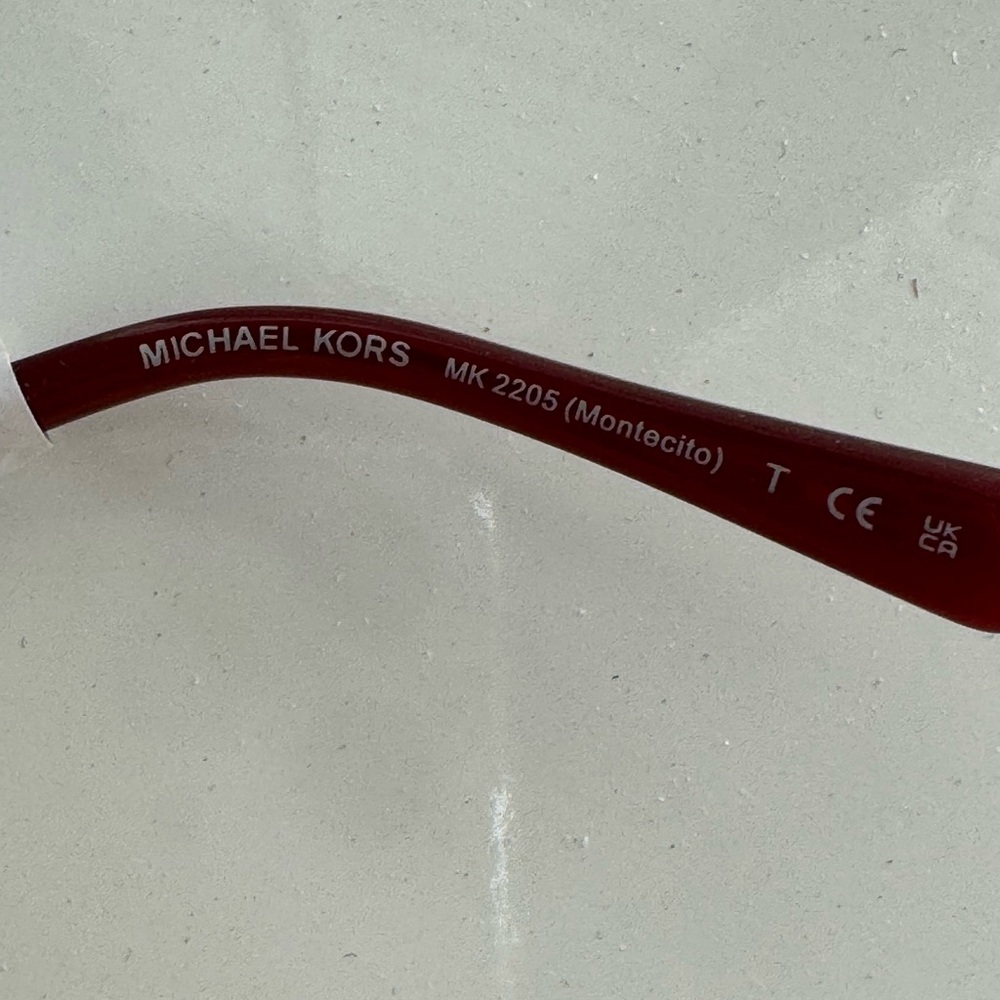Michael Kors burgundy Cat-Eye Chain Accent Sunglasses - Picture 10 of 14